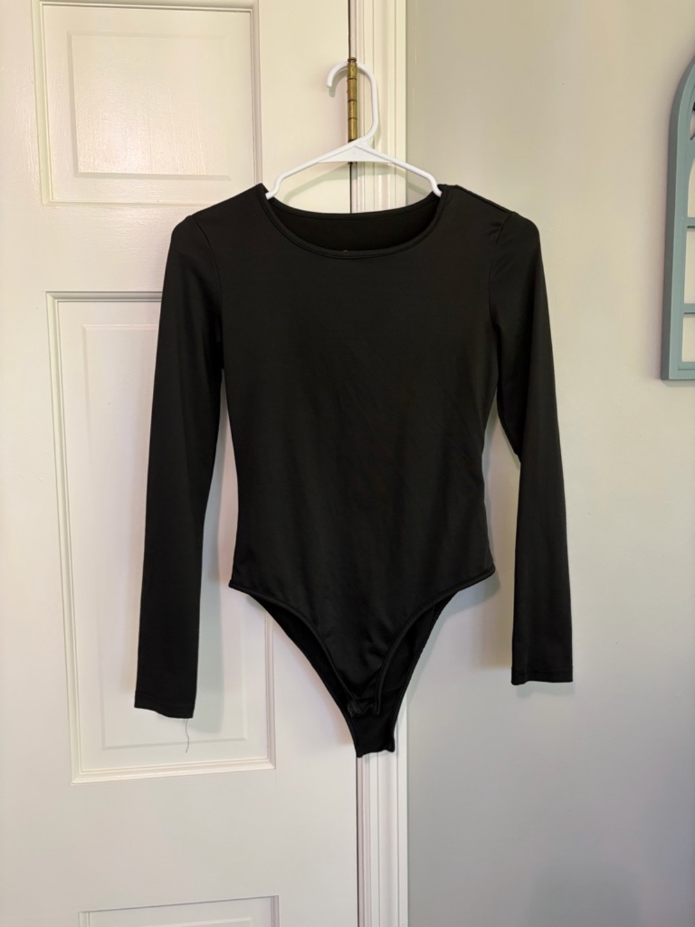 SHEIN Black Long Sleeve Women's Bodysuit